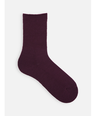 【温脚Labo】光電子×ウール 履き口ゆったり底パイルソックス