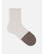 【Tabio MEN】つま先ウール切替リブショート丈ソックス