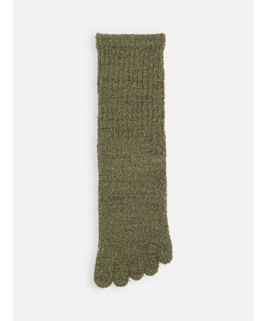 【Tabio MEN】リングヤーン五本指ショート丈ソックス