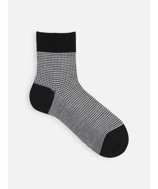 【Tabio MEN】ウールハンドトゥースショート丈ソックス