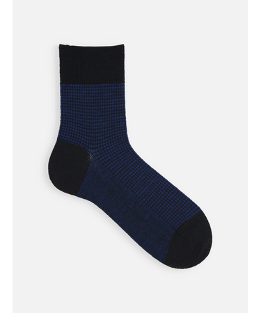 【Tabio MEN】ウールハンドトゥースショート丈ソックス