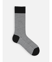 【Tabio MEN】ウールヘリンボンレギュラー丈ソックス