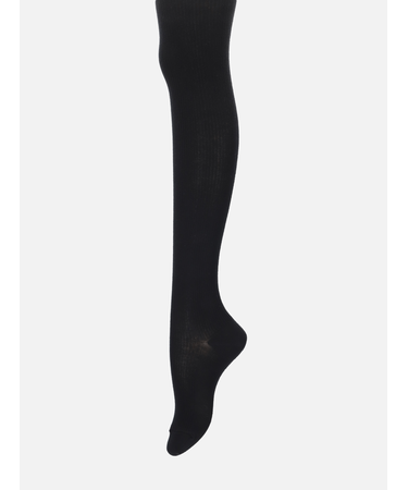 綿混250デニール 3×1リブタイツ TLサイズ