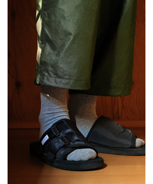 【Tabio MEN】紡毛メリノウールゴム長ショート丈ソックス