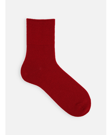 【Tabio MEN】紡毛メリノウールゴム長ショート丈ソックス