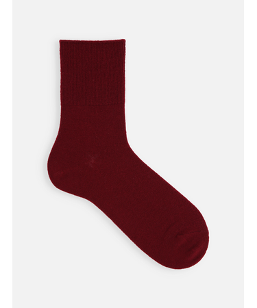 【Tabio MEN】紡毛メリノウールゴム長ショート丈ソックス