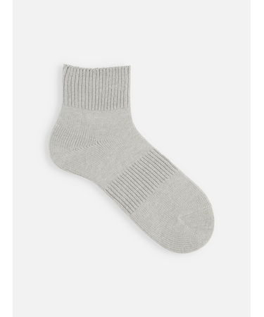 【Tabio MEN】バルキー綿混ショート丈ソックス