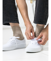 【Tabio MEN】バルキー綿混ショート丈ソックス