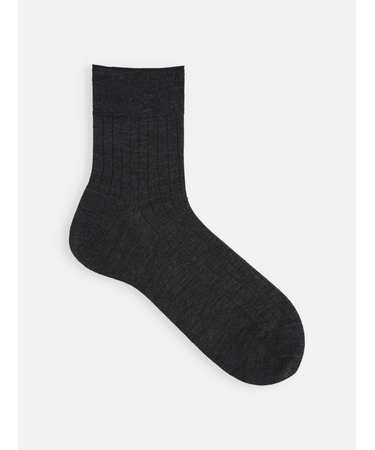 【Tabio MEN】Super120’sウールドレスリブショート丈ソックス