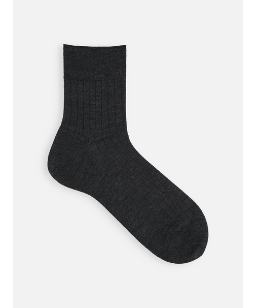 【Tabio MEN】Super120’sウールドレスリブショート丈ソックス