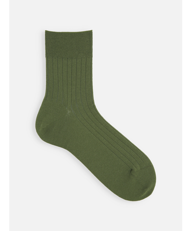 【Tabio MEN】Super120’sウールドレスリブショート丈ソックス