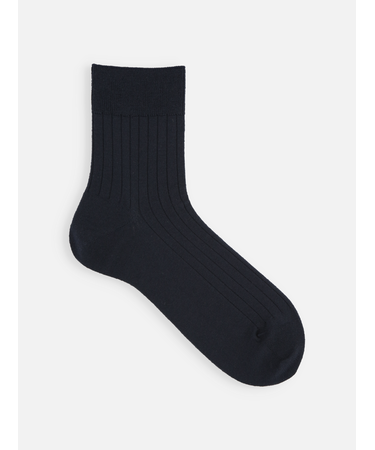 【Tabio MEN】Super120’sウールドレスリブショート丈ソックス