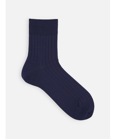 【Tabio MEN】Super120’sウールドレスリブショート丈ソックス