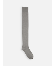 毛混べタニーハイソックス