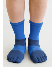 【WEB限定】レーシングラン五本指クルーソックス(Mサイズ)