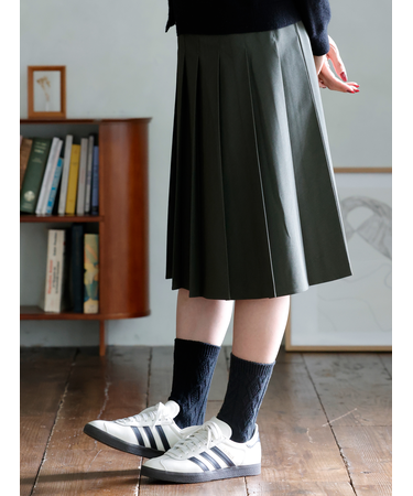 毛混ダイヤケーブルソックス