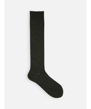 ハイゲージ梳毛ベタハイソックス