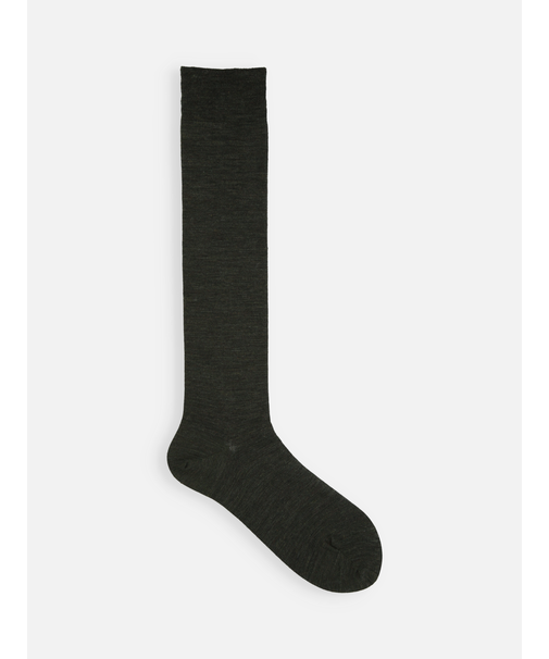 ハイゲージ梳毛ベタハイソックス