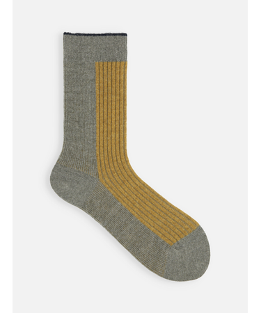 ジャカードリブ切替ソックス