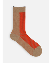 ジャカードリブ切替ソックス