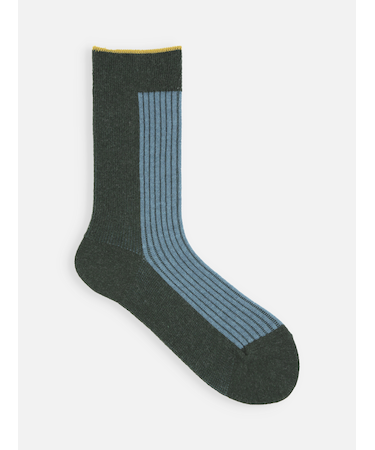 ジャカードリブ切替ソックス