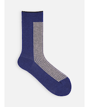 ジャカードリブ切替ソックス