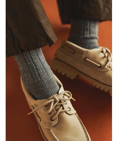 【Tabio MEN】チャンキーリブソックス
