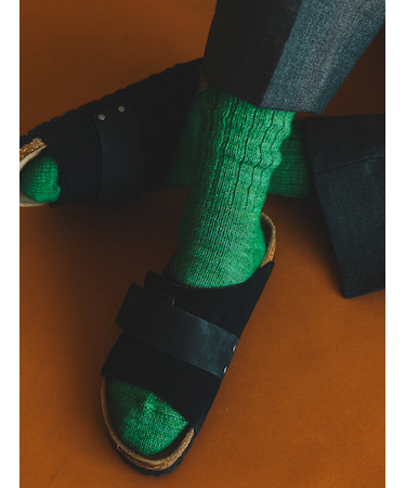 【Tabio MEN】チャンキーリブソックス