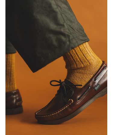 【Tabio MEN】チャンキーリブソックス