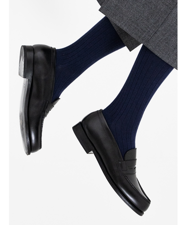 【Tabio MEN】Super120’sウールドレスリブレギュラー丈ソックス