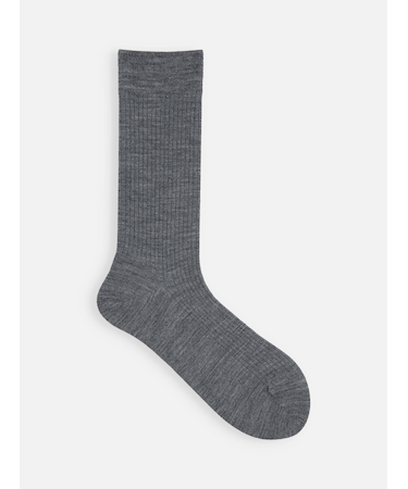 ウール薄手3×2リブソックス