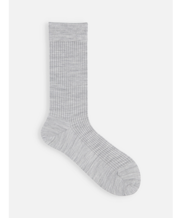 ウール薄手3×2リブソックス