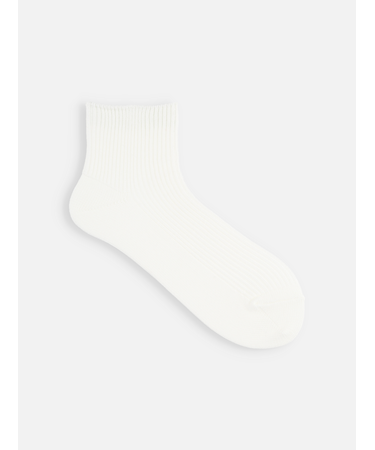 【WEB限定・ドライタッチ】絶妙な丈のリブショートソックス