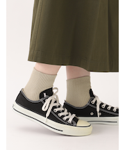 【WEB限定・ドライタッチ】絶妙な丈のリブショートソックス