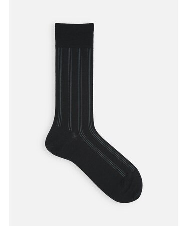 【Tabio MEN】ウールナイロンストライプソックス(27.0～29.0cm)