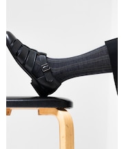 【Tabio MEN】ウールナイロンストライプソックス(27.0~29.0cm)