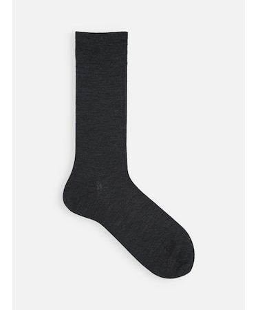 【Tabio MEN】ウールナイロン無地ソックス(27.0～29.0cm)