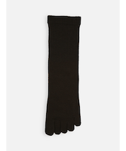 【Tabio MEN】毛混ゴムゆる五本指クルー丈ソックス