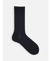 【Tabio MEN】ウール6×2リブソックス(27.0～29.0cm)