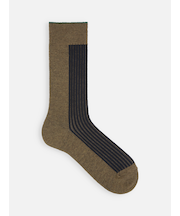 ジャカードリブ切替ソックス メンズサイズ