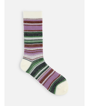 ジャカードボーダーソックス