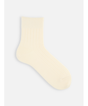 【Tabio MEN】WEB限定/ローゲージ5×1リブショート丈ソックス