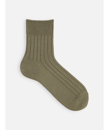 【Tabio MEN】WEB限定/ローゲージ5×1リブショート丈ソックス