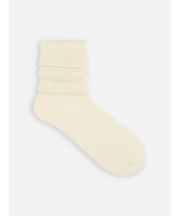 紡毛アンゴラ混フワフワショートソックス