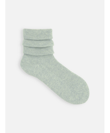 紡毛アンゴラ混フワフワショートソックス