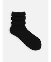 紡毛アンゴラ混フワフワショートソックス