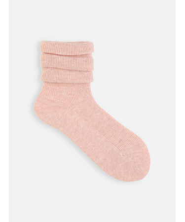 紡毛アンゴラ混フワフワショートソックス