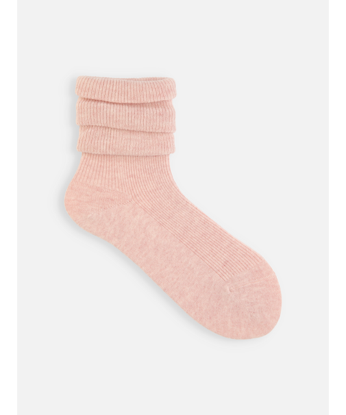 紡毛アンゴラ混フワフワショートソックス