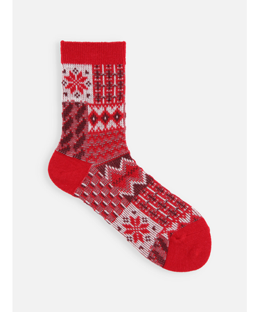 ジャカードウィンターホリデーソックス