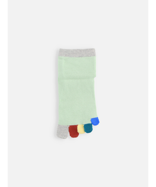 キッズ 指先レインボー五本指ソックス 19～21cm